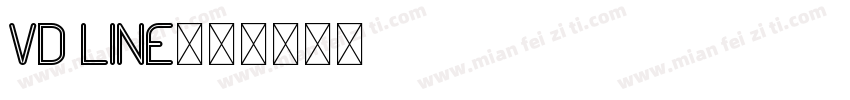 vd line字体转换